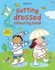 Getting Dressed Colouring Book with Stickers (Paperback) - Felicity Brooks Photo