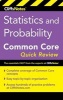 Cliffsnotes Statistics and Probability Common Core Quick Review (Paperback) - Malihe Alikhani Photo