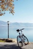 Bicycle by the Bank of Lake Orestiada Kastoria Greece Journal - 150 Page Lined Notebook/Diary (Paperback) - Cool Image Photo