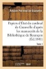 Papiers D'Etat Du Cardinal de Granvelle Des Manuscrits de La Bibliotheque de Besancon Tome 1 (French, Paperback) - Antoine Perrenot De Granvelle Photo