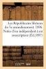 Les Republicains Liberaux Du 5e Arrondissement. 1896. Notes D'Un Independant a Un Souscripteur (French, Paperback) - Sans Auteur Photo