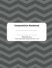 Black Stripe Composition Notebook (Paperback) - Bookz Warehouse Photo