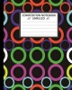 Unruled Composition Notebook 8 X 10 Colorful Circles - Unruled Composition Notebook 8 X 10. 120 Pages. Colorful Geometric Circles Pattern on Black Background. (Paperback) - Ts Publishing Photo