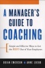 A Manager's Guide to Coaching - Simple and Effective Ways to Get the Best from Your People (Paperback) - Brian Emerson Photo