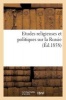 Etudes Religieuses Et Politiques Sur La Russie (French, Paperback) - Sans Auteur Photo