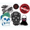 Stickerbomb Skulls (Paperback) - Studio Rarekwai Srk Photo