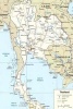 The National Map of Thailand - Blank 150 Page Lined Journal for Your Thoughts, Ideas, and Inspiration (Paperback) - Unique Journal Photo