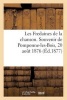 Les Fredaines de La Chanson. Souvenir de Pomponne-Les-Bois, 20 Aout 1876 (French, Paperback) - Sans Auteur Photo