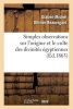 Simples Observations Sur L'Origine Et Le Culte Des Divinites Egyptiennes (French, Paperback) - Ollivier Beauregard G M Photo