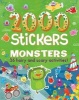 2000 Stickers - Monsters - 36 Hairy and Scary Activities! (Paperback) -  Photo