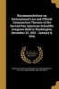 Recommendations on International Law and Official Commentary Thereon of the Second Pan American Scientific Congress Held in Washington, December 27, 1915 - January 8, 1916; (Paperback) - 5th Washi American Scientific Congress Photo