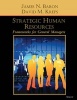 Strategic Human Resources - Frameworks for General Managers (Hardcover) - James N Baron Photo