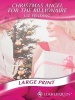 Christmas Angel for the Billionaire (Large print, Hardcover, Large print library ed) - Liz Fielding Photo