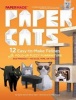 Paper Cats - 12 Easy-to-Make Cats (Paperback) - Papermade Photo