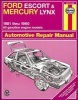 Ford Escort & Mercury Lynx (81-90) Automotive Repair Manual (Paperback, 6th Revised edition) - Alan Ahlstrand Photo