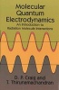 Molecular Quantum Electrodynamics (Paperback) - DP Craig Photo