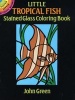 Little Tropical Fish Stained Glass - Coloring Book (Paperback) - John Green Photo