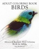 Adult Coloring Book Birds - Advanced Realistic Bird Coloring Book for Adults (Paperback) - Mia Blackwood Photo