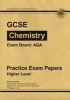 GCSE Chemistry AQA Practice Papers - Higher (A*-G Course) (Paperback, 2nd Revised edition) - CGP Books Photo