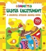 Easter Excitement - A Colorful Sticker Shapes Book (Paperback) - Little Bee Books Photo