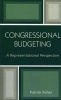 Congressional Budgeting - A Representational Perspective (Hardcover, New) - Patrick J Fisher Photo