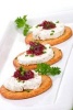 Goat Cheese Canapes Journal - 150 Page Lined Notebook/Diary (Paperback) - Cool Image Photo