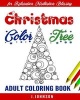 Color Christmas Tree - Adult Coloring Book (Paperback) - J Johnson Photo