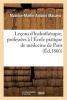 Lecons D'Hydrotherapie, Professees A L'Ecole Pratique de Medecine de Paris (French, Paperback) - Macario M M A Photo