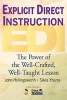 Explicit Direct Instruction (EDI) - The Power of the Well-Crafted, Well-Taught Lesson (Paperback) - John R Hollingsworth Photo