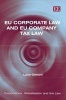 EU Corporate Law and EU Company Tax Law (Hardcover) - Luca Cerioni Photo