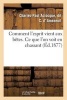 Comment L'Esprit Vient Aux Betes. Ce Que L'On Voit En Chassant (French, Paperback) - D Amezeuil C P Photo