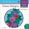 Flower Designs - 100 New and Original Hand-Drawn Copyright-Free Designs (Paperback) - Judy Balchin Photo