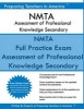 Nmta Assessment of Professional Knowledge Secondary - Nmta 052 Exam Study Guide (Paperback) - Preparing Teachers in America Photo