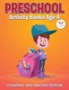 Preschool Activity Books Age 4 Counting and Tracing Edition (Paperback) - Activity Book Zone For Kids Photo