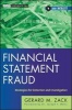 Financial Statement Fraud - Strategies for Detection and Investigation (Hardcover) - Gerard M Zack Photo