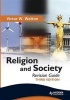 Religion and Society Revision Guide (Paperback, 3 Rev Ed) - Victor W Watton Photo