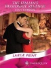 The Italian's Passionate Revenge (Large print, Hardcover, Large type edition) - Lucy Gordon Photo