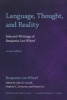 Language, Thought, and Reality - Selected Writings of  (Paperback, 2nd Revised edition) - Benjamin Lee Whorf Photo