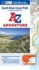 SW Coast Path South Devon Adventure Atlas (Paperback) - Geographers A Z Map Company Photo