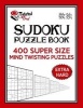  Sudoku Puzzle Book, 400 Extra Hard Super Size Mind Twisting Puzzles - One Gigantic Puzzle Per Letter Size Page (Paperback) - Twisted Mind Photo