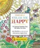 Portable Color Me Happy - 70 Coloring Templates That Will Make You Smile (Paperback) - Lacy Mucklow Photo