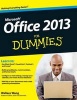 Office 2013 for Dummies (Hardcover) - Wallace Wang Photo