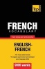 French Vocabulary for English Speakers - 9000 Words (Paperback) - Andrey Taranov Photo