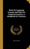 Hints for Language Lessons and Plans for Grammar Lessons. a Handbook for Teachers (Hardcover) - John A Maccabe Photo