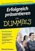 Erfolgreich Prasentieren Fur Dummies (German, Paperback) - Malcolm Kushner Photo