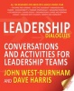 Leadership Dialogues - Conversations and Activities for Leadership Teams (Paperback) -  Photo