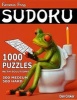 Famous Frog Sudoku 1,000 Puzzles with Solutions. 500 Medium and 500 Hard - A Bathroom Sudoku Series Book (Paperback) - Dan Croker Photo