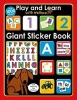 Play and Learn with Wallace: Giant Sticker Book (Paperback) - Roger Priddy Photo