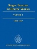 : Collected Works, Volume 1 - 1953-1967 (Hardcover, New) - Roger Penrose Photo