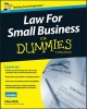 Law for Small Business For Dummies (Paperback, UK ed) - Clive Rich Photo